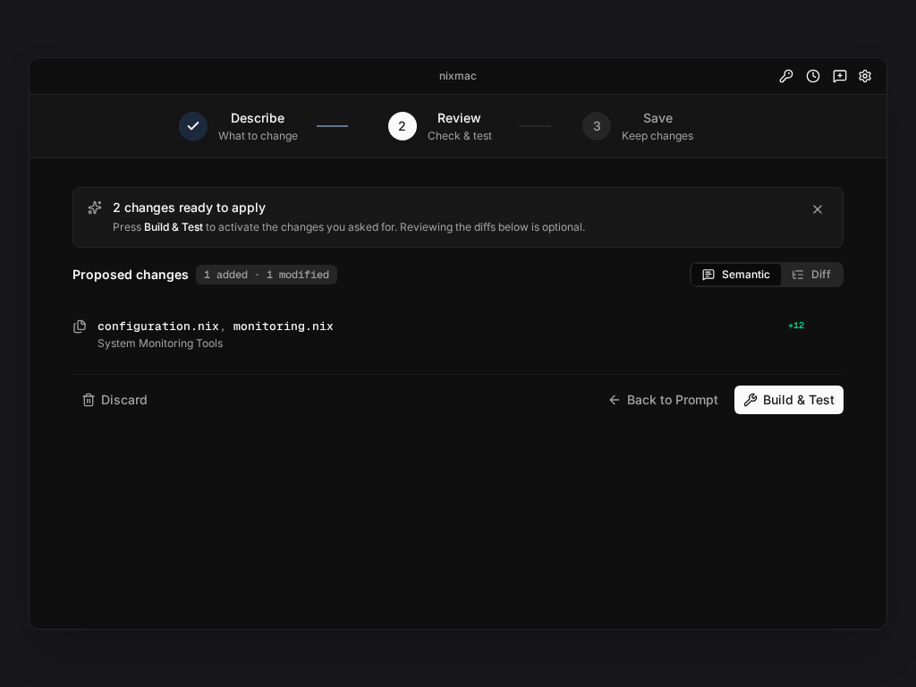 Flows/Evolve › 3. Review (changes generated)